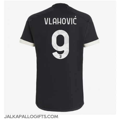 Juventus Dusan Vlahovic #9 Kolmaspaita 2023-24 Lyhythihainen